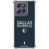 NBA Dallas Mavericks Standard - Blue Moto G 5G (2025) Clear Case