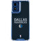 NBA Dallas Mavericks Standard - Blue Moto G 5G (2024) Clear Case