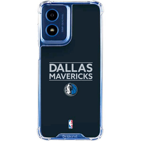 NBA Dallas Mavericks Standard - Blue Moto G Play 4G (2024) Clear Case