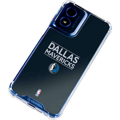 NBA Dallas Mavericks Standard - Blue Moto G Play 4G (2024) Clear Case
