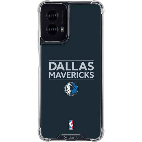 NBA Dallas Mavericks Standard - Blue Moto G Power 5G (2024) Clear Case