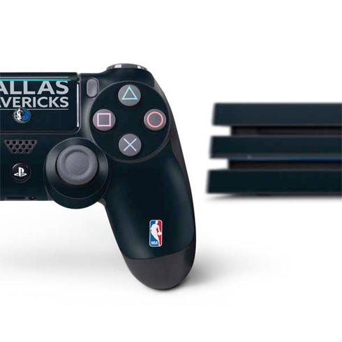 NBA Dallas Mavericks Standard - Blue PS4 Pro Bundle Skin