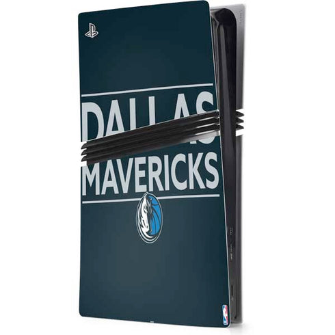 NBA Dallas Mavericks Standard - Blue PS5 Pro Console Skin