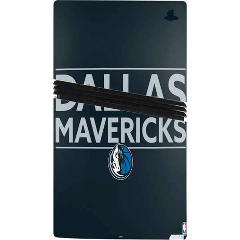 NBA Dallas Mavericks Standard - Blue PS5 Pro Console Skin