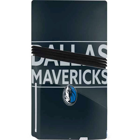 NBA Dallas Mavericks Standard - Blue PS5 Pro Disk Console Skin