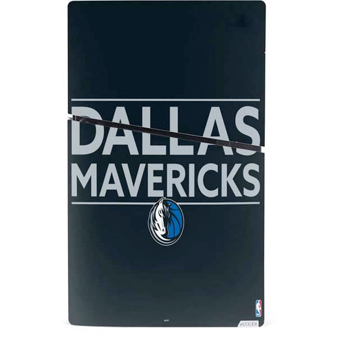 NBA Dallas Mavericks Standard - Blue PS5 Slim Digital Edition Console Skin