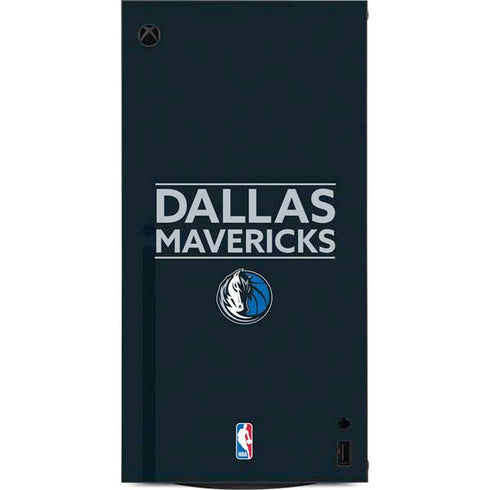 NBA Dallas Mavericks Standard - Blue XBox Series X Digital Edition Console Skin