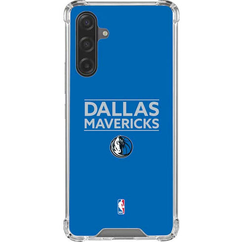 NBA Dallas Mavericks Standard - Light Blue Galaxy A17 Clear Case