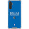 NBA Dallas Mavericks Standard - Light Blue Galaxy A17 Clear Case