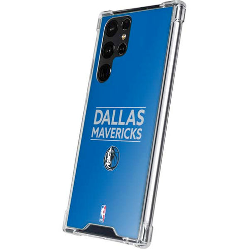 NBA Dallas Mavericks Standard - Light Blue Galaxy S23 Ultra Clear Case