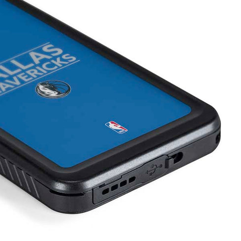 NBA Dallas Mavericks Standard - Light Blue Galaxy S24 Plus Waterproof Case