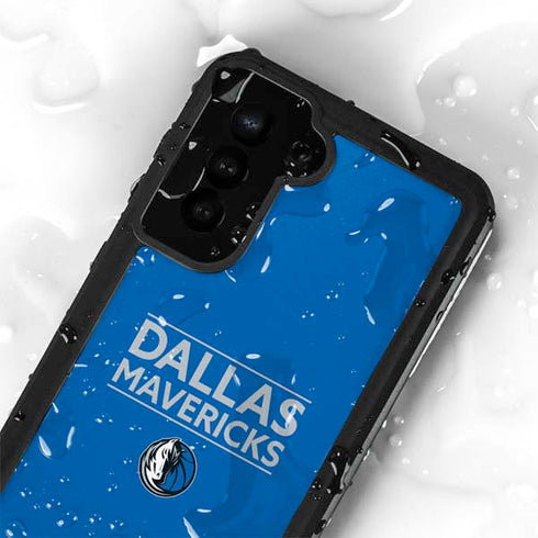 NBA Dallas Mavericks Standard - Light Blue Galaxy S24 Plus Waterproof Case