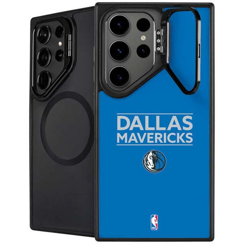 NBA Dallas Mavericks Standard - Light Blue Galaxy S25 Ultra Kickstand Case