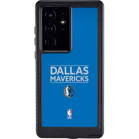 NBA Dallas Mavericks Standard - Light Blue Galaxy S24 Ultra Waterproof Case