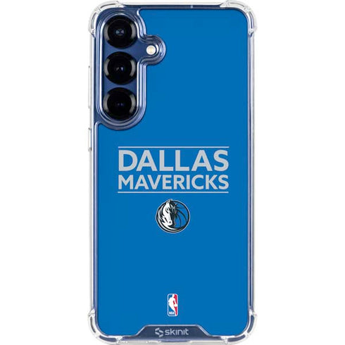 NBA Dallas Mavericks Standard - Light Blue Galaxy S25 Clear Case