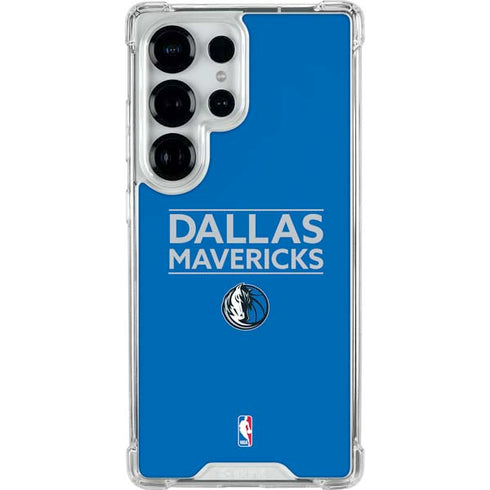 NBA Dallas Mavericks Standard - Light Blue Galaxy S25 Ultra Clear Case
