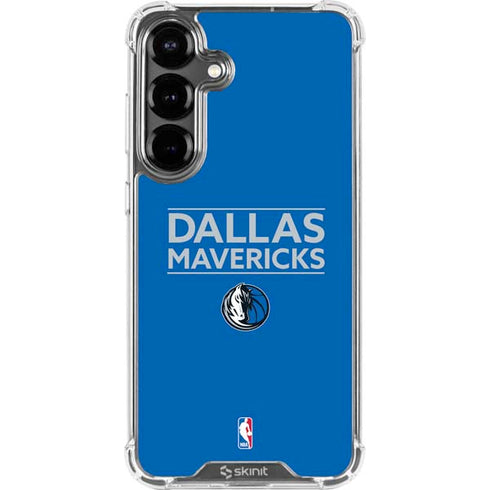 NBA Dallas Mavericks Standard - Light Blue Galaxy S26 Clear Case