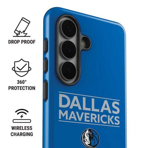 NBA Dallas Mavericks Standard - Light Blue Galaxy S26 Plus Impact Case