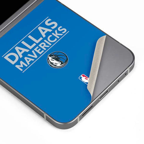 NBA Dallas Mavericks Standard - Light Blue Galaxy Z Flip6 Skin