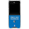 NBA Dallas Mavericks Standard - Light Blue Galaxy Z Flip6 Clear Case