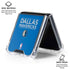 NBA Dallas Mavericks Standard - Light Blue Galaxy Z Flip6 Clear Case
