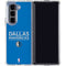 NBA Dallas Mavericks Standard - Light Blue Galaxy Z Fold5 5G Clear Case