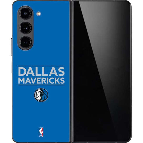NBA Dallas Mavericks Standard - Light Blue Galaxy Z Fold5 5G Skin