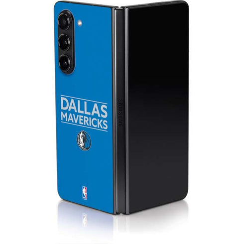 NBA Dallas Mavericks Standard - Light Blue Galaxy Z Fold5 5G Skin