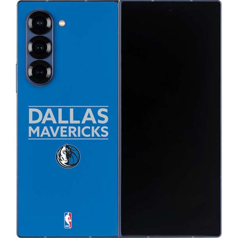 NBA Dallas Mavericks Standard - Light Blue Galaxy Z Fold6 Skin