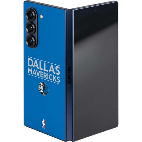 NBA Dallas Mavericks Standard - Light Blue Galaxy Z Fold6 Skin