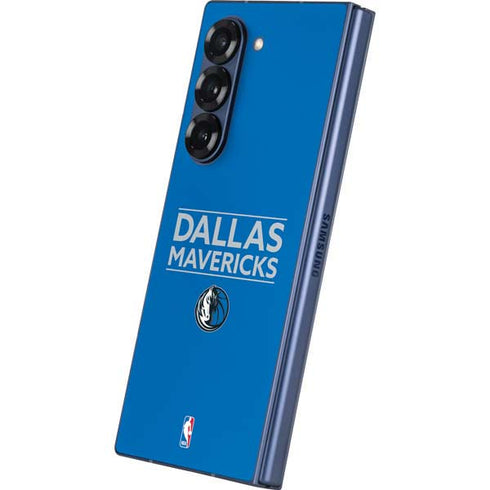 NBA Dallas Mavericks Standard - Light Blue Galaxy Z Fold6 Skin