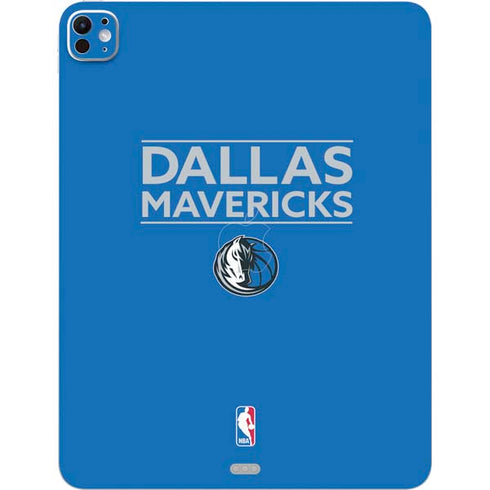 NBA Dallas Mavericks Standard - Light Blue iPad Pro 13in M4 (2024) Skin