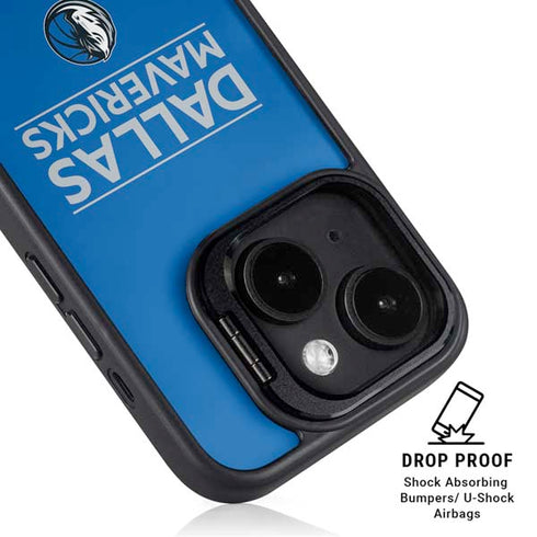 NBA Dallas Mavericks Standard - Light Blue iPhone 14 Kickstand Case