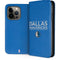 NBA Dallas Mavericks Standard - Light Blue iPhone 14 Pro Folio Case