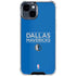 NBA Dallas Mavericks Standard - Light Blue iPhone 15 Clear Case
