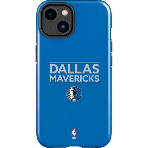 NBA Dallas Mavericks Standard - Light Blue iPhone 15 Impact Case