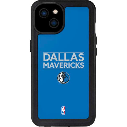 NBA Dallas Mavericks Standard - Light Blue iPhone 15 Plus Waterproof Case