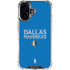 NBA Dallas Mavericks Standard - Light Blue iPhone 16 Clear Case