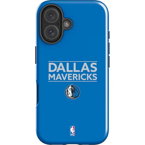 NBA Dallas Mavericks Standard - Light Blue iPhone 16 Impact Case