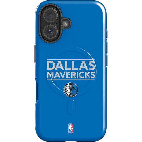 NBA Dallas Mavericks Standard - Light Blue iPhone 16 Magsafe Impact Case