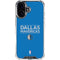 NBA Dallas Mavericks Standard - Light Blue iPhone 16 Plus Clear Case