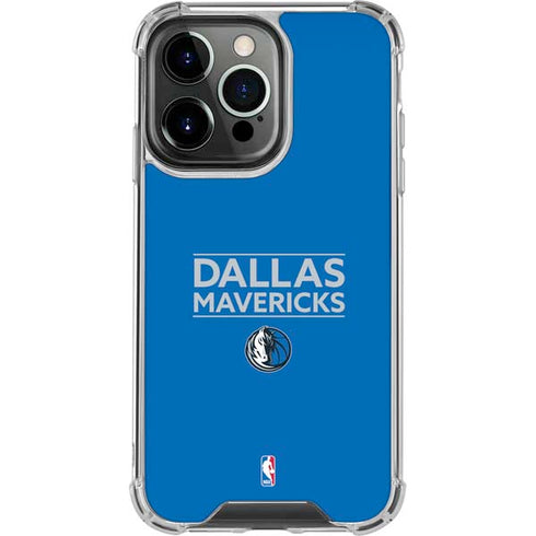 NBA Dallas Mavericks Standard - Light Blue iPhone 16 Pro Clear Case