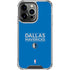 NBA Dallas Mavericks Standard - Light Blue iPhone 16 Pro Clear Case