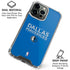NBA Dallas Mavericks Standard - Light Blue iPhone 16 Pro Clear Case