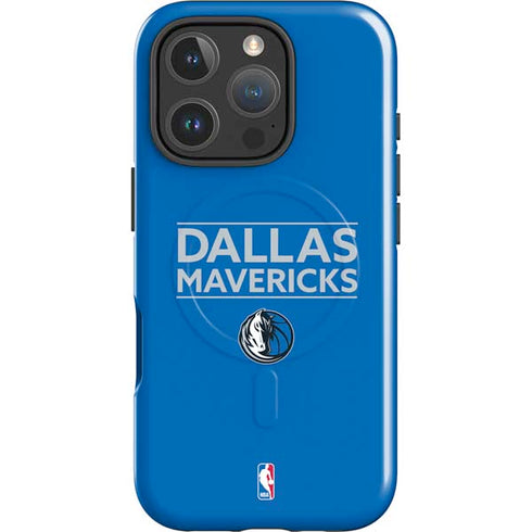 NBA Dallas Mavericks Standard - Light Blue iPhone 16 Pro Magsafe Impact Case