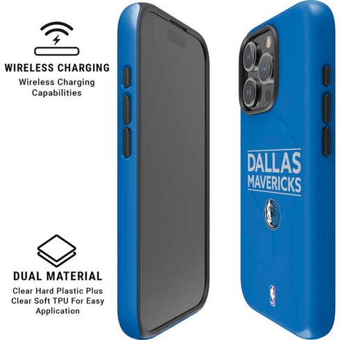 NBA Dallas Mavericks Standard - Light Blue iPhone 16 Pro Magsafe Impact Case