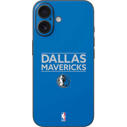 NBA Dallas Mavericks Standard - Light Blue iPhone 16 Skin