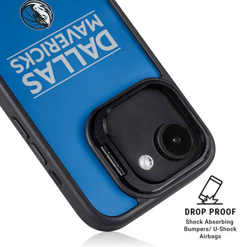 NBA Dallas Mavericks Standard - Light Blue iPhone 16e Kickstand Case
