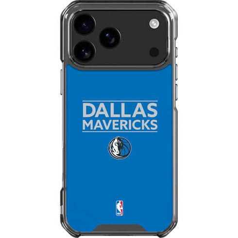 NBA Dallas Mavericks Standard - Light Blue iPhone 18 Pro Max Clear Case