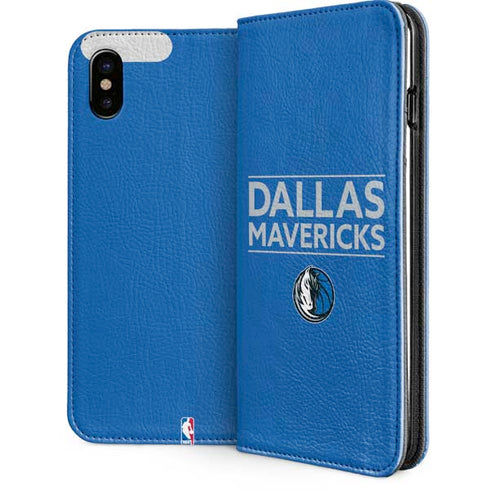 NBA Dallas Mavericks Standard - Light Blue iPhone 8 Folio Case